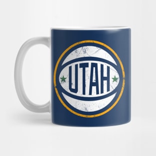 Utah Retro Ball - Navy Mug